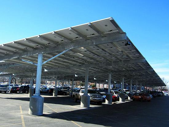 High Strength PV Car Parking Solar Mounting Structures manufacturer 